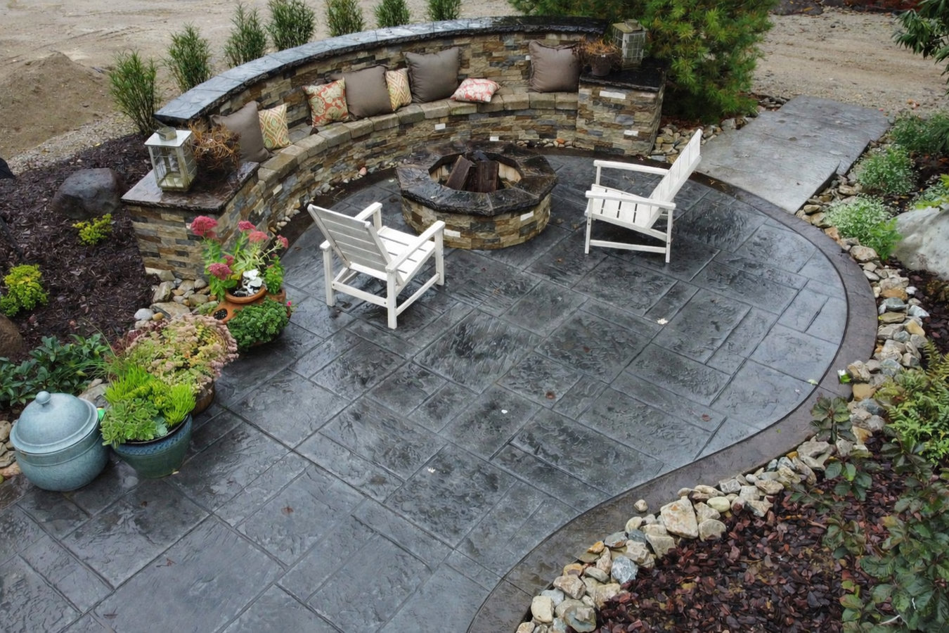 Concrete patio construction in Yucaipa, CA
